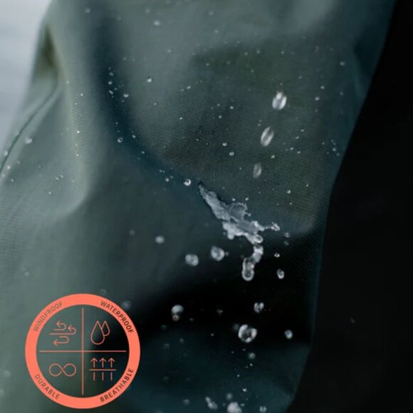 Astrid Wild Scandinavian Outdoor Emma Shell Jacket in Black - Picture 10 of 13